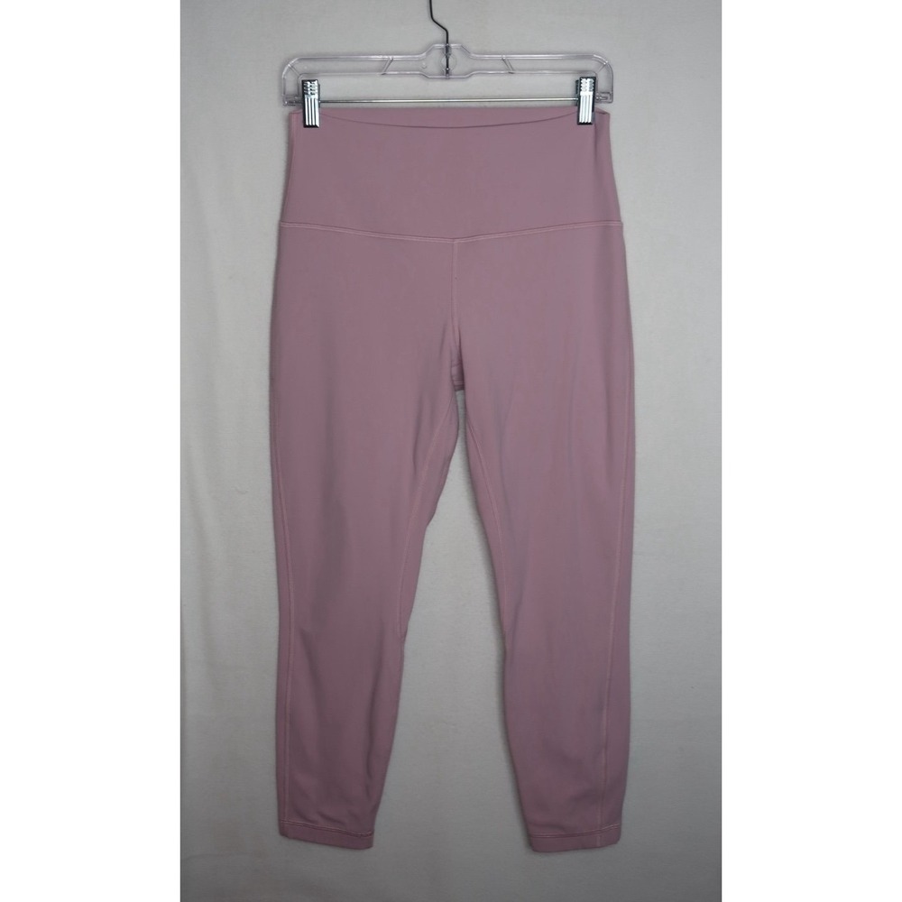 Lululemon Align High Rise 25" Leggings Rose Blush Pink Nulu Yoga Pants Size 10